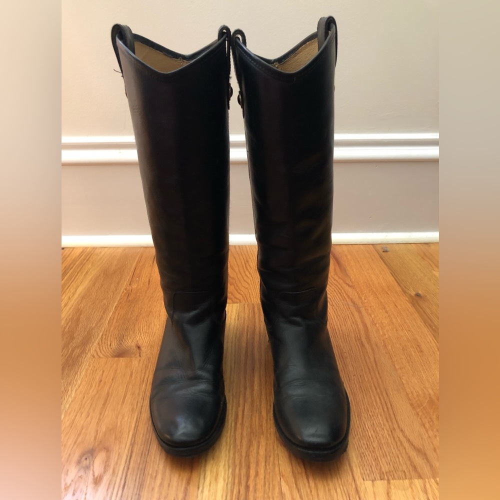 Frye Melissa tall riding boots - black, size 7